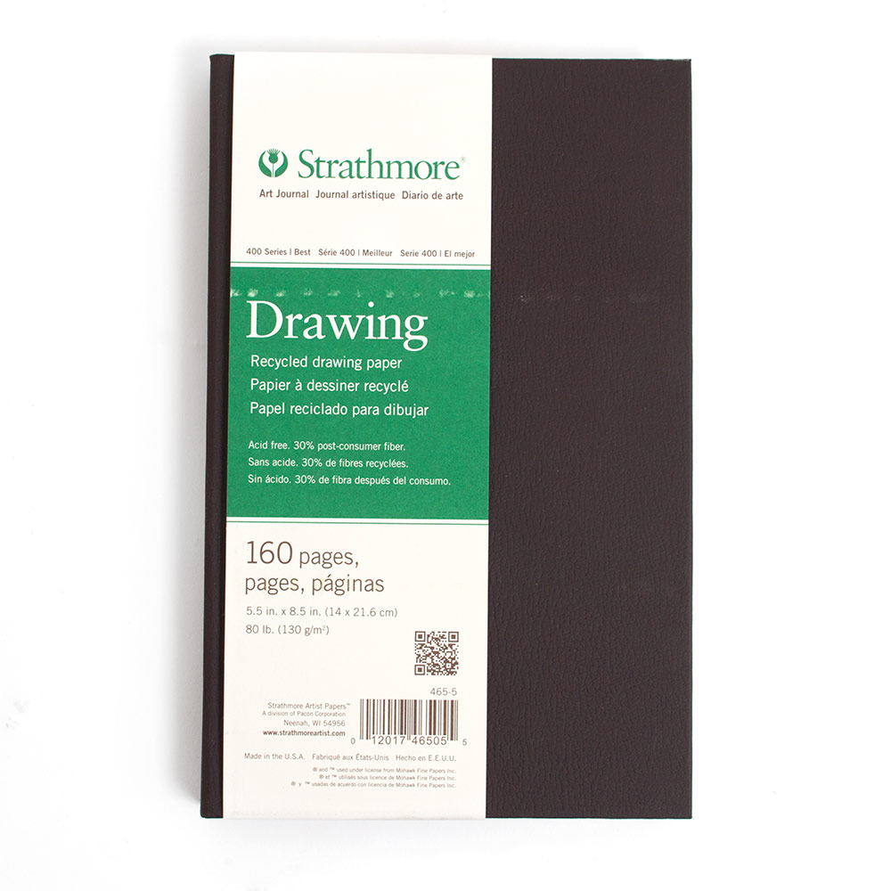 Strathmore, Hardbound, 80#, Recycled, Drawing Sketchbook, 96 Pages